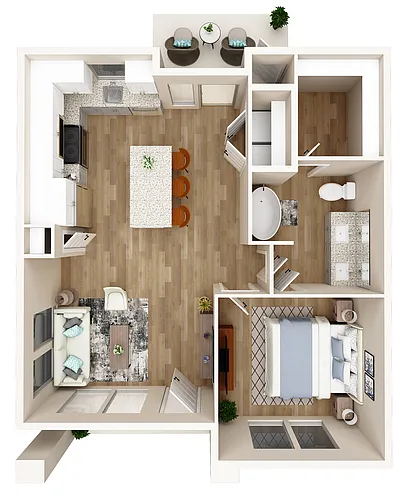Floor plan CA3 - Cottage (Single Level)