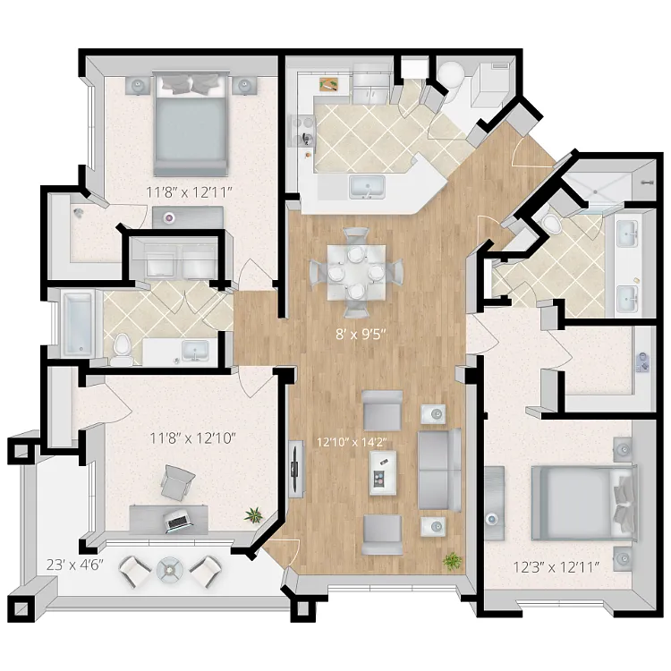 Floor plan The Seabreeze