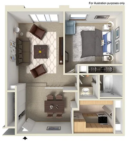 Floor plan 1AWD