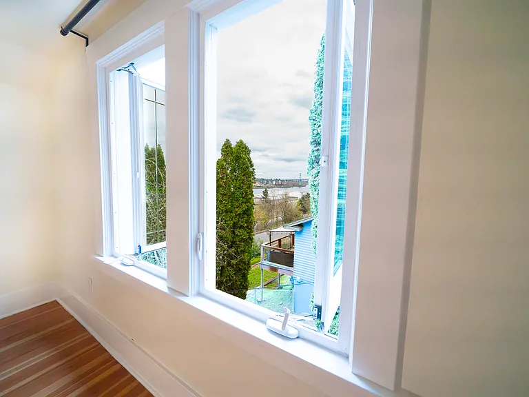 upstairs BR 2 - St. Johns Bridge & Mt Hood view on clear days