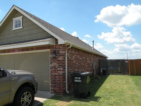 The north side of the house. 