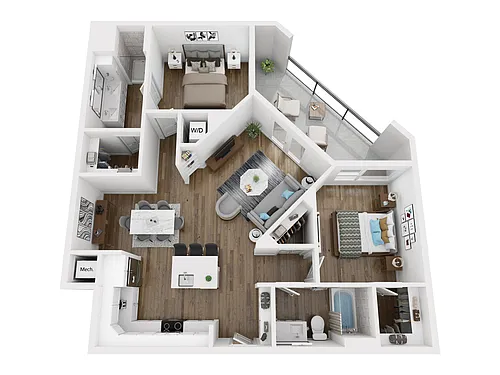 Floor plan B3