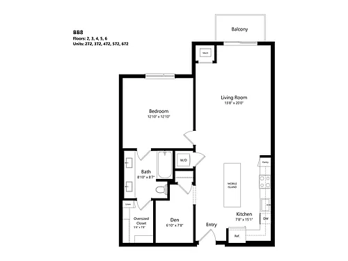 Floor plan BB8