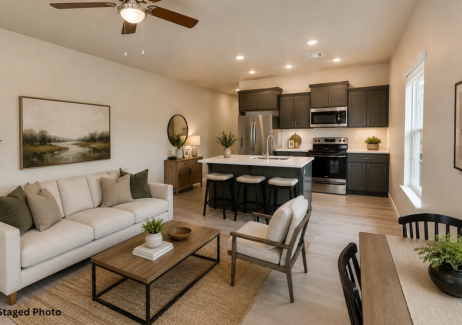 Brand-New 2BR/2BA Duplex with Private Fenced Yard | $1,280/mo — Photo 3