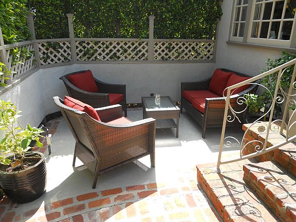 Patio (furniture not included)
