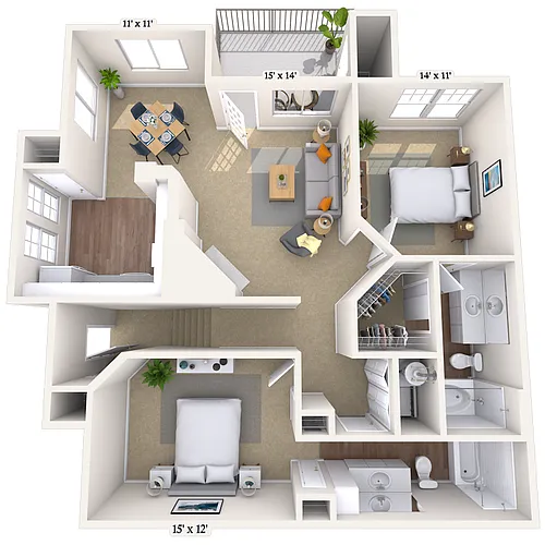 Floor plan Brunswick
