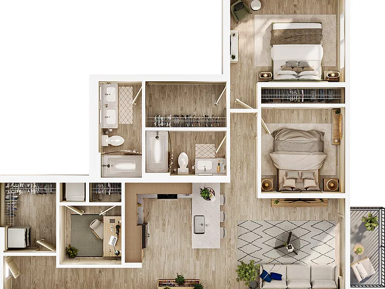 Ridge 2Bed + Den Ridge 2Bed + Den