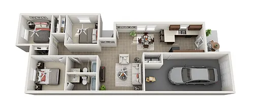 Floor plan 3 Bedroom