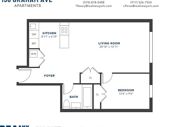 2nd image of 154 Graham Ave #3R