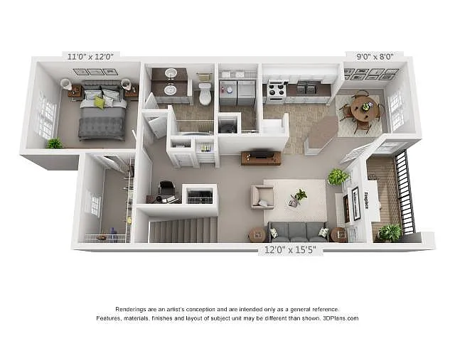 Floor plan The Huntsman