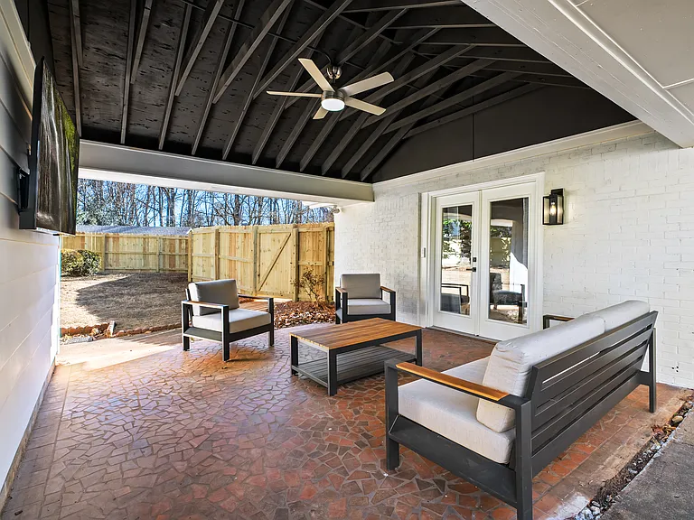 Unwind in a fully fenced, flat backyard_perfect for private outdoor lounging while your pets play safely by your side.