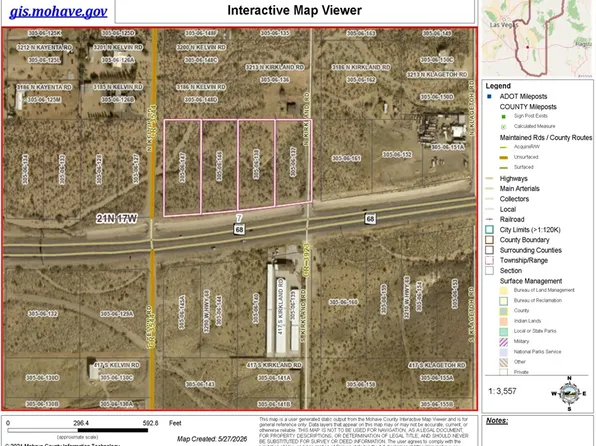 305-06-146-147 137th Hwy #138-68, Golden Valley, AZ 86413