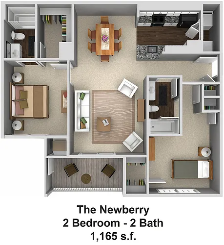 Floor plan The Newberry