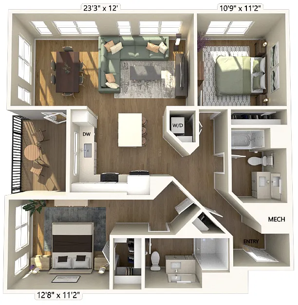Floor plan B5-1170-1