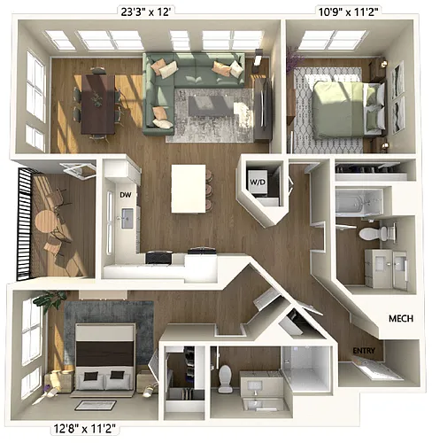 Floor plan B5-1170-1