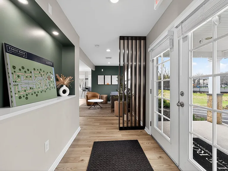 Welcome to Eagle Rock Apartments at Mohegan Lake, where modern design meets comfort. Enjoy our inviting lobby, stylish interiors, and proximity to nature. Elevate your lifestyle todayschedule your visit now!