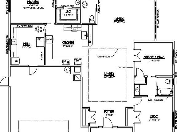Newly renovated-floor plan