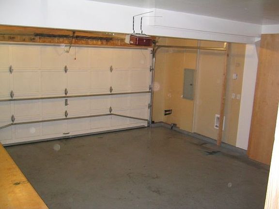 spacious garage with storage