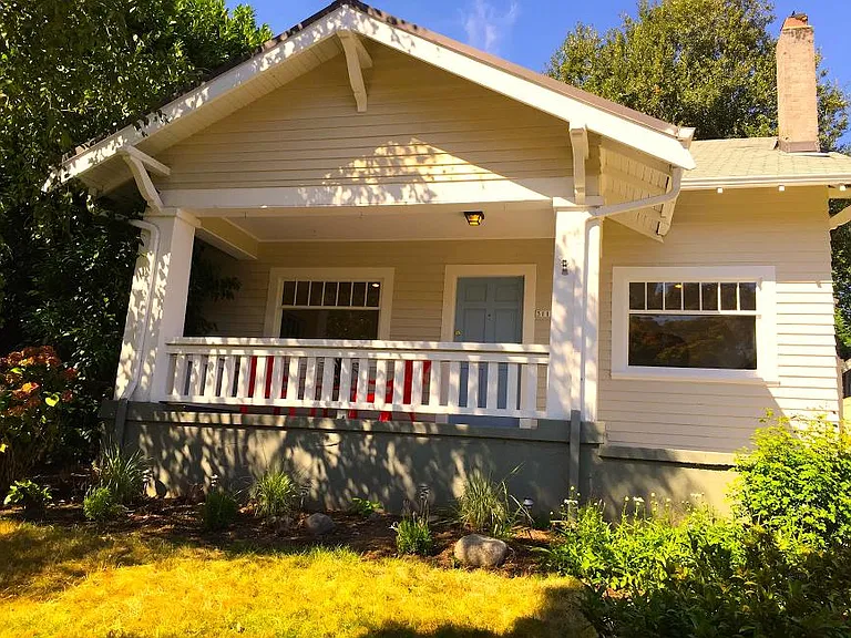 REMODELED Craftsman With Large Front Porch & Yard