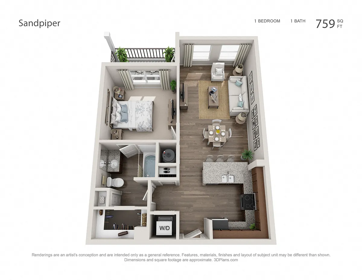 Floor plan Sandpiper