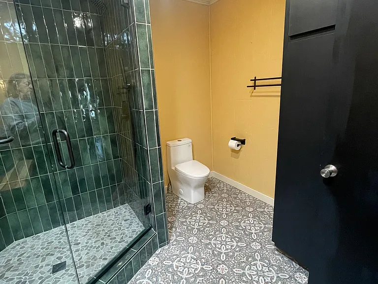 Large bathroom with tons of storage