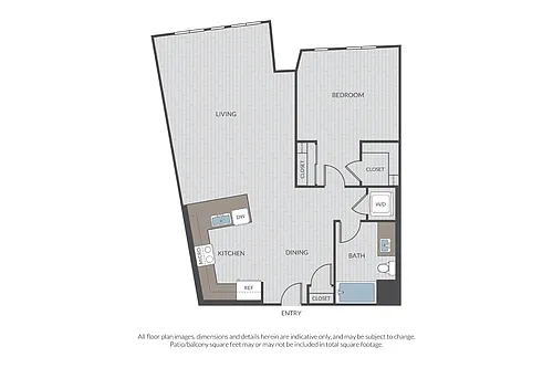 Floor plan Plan 1B