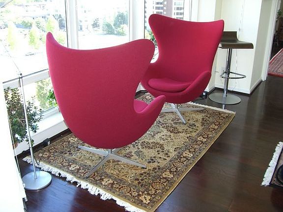 dualing red chairs 