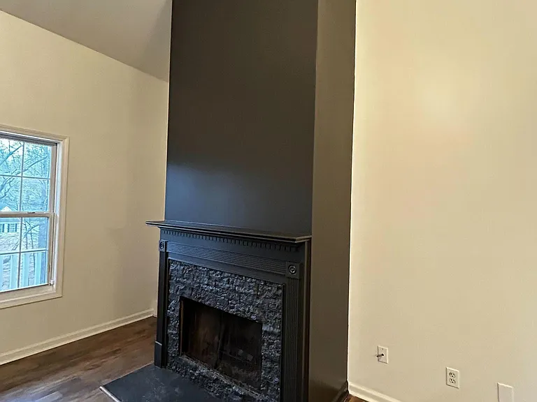 living room fireplace