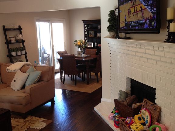 Walking into front door