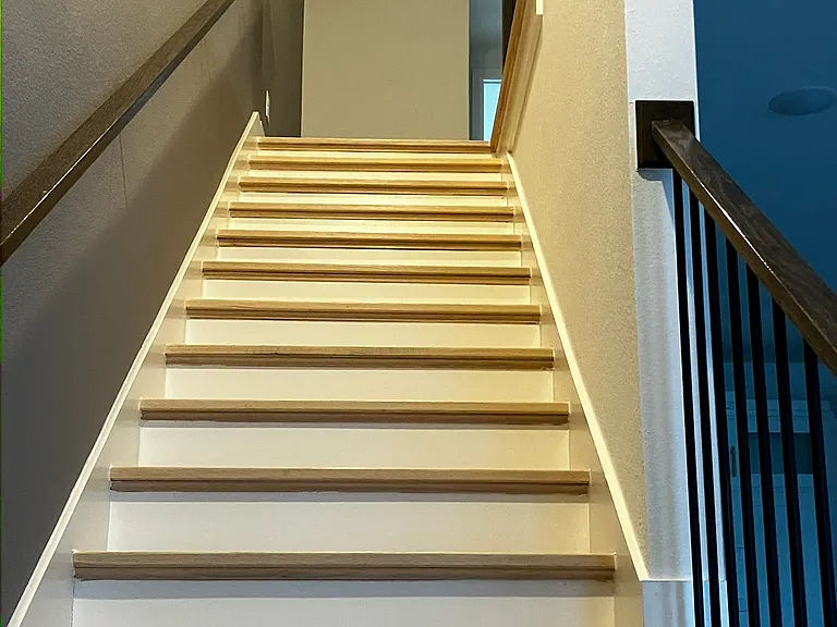 hardwood floors & stairs