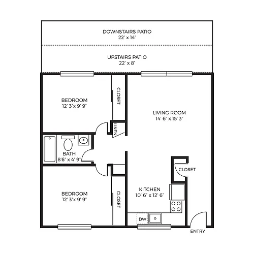 Floor plan 2X1