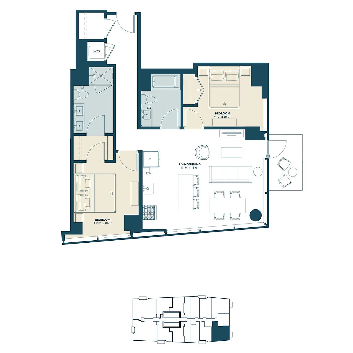 Floor plan B1
