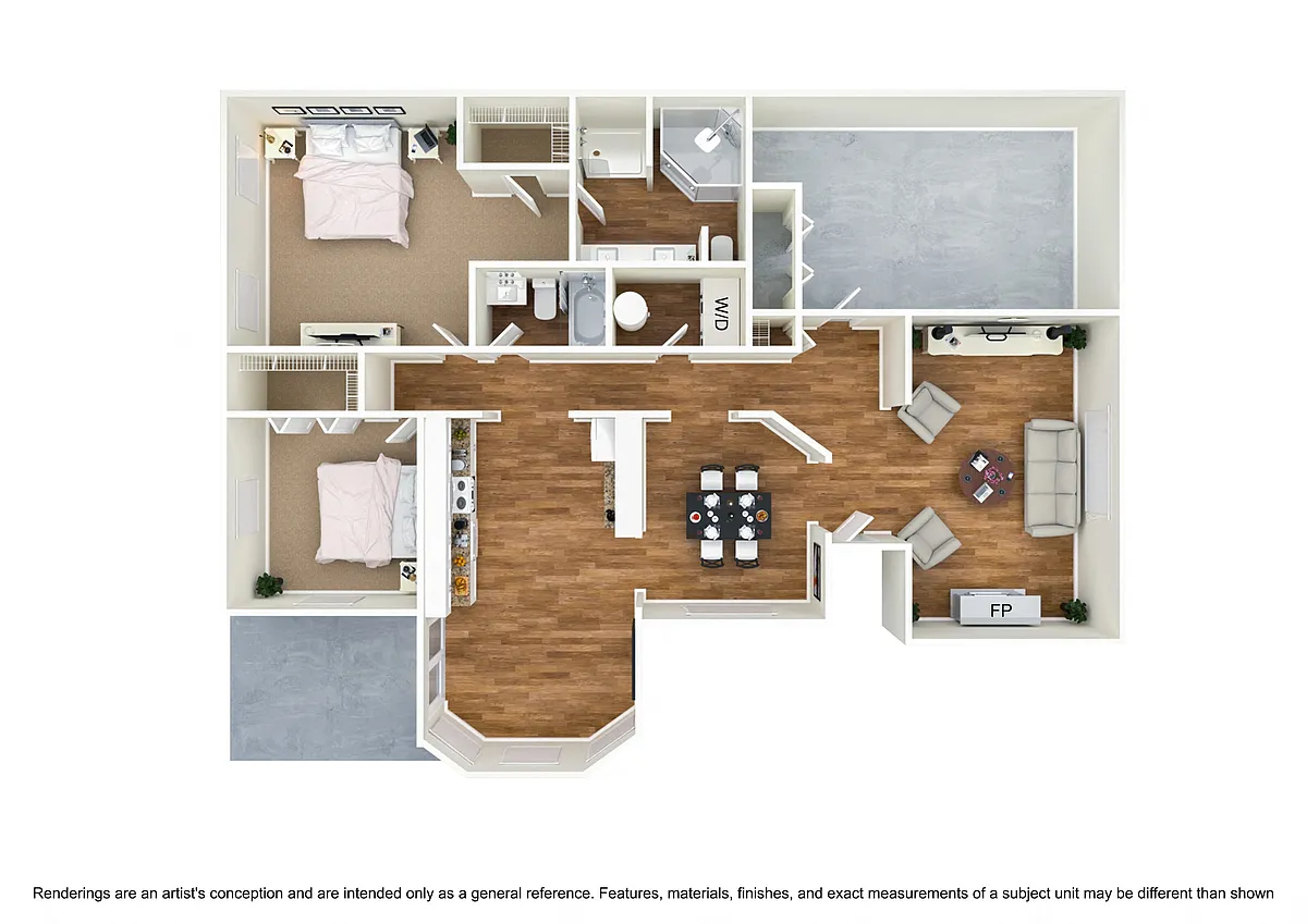 Floor plan Carol Ann B3