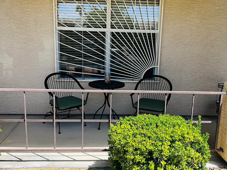 front of house Patio area