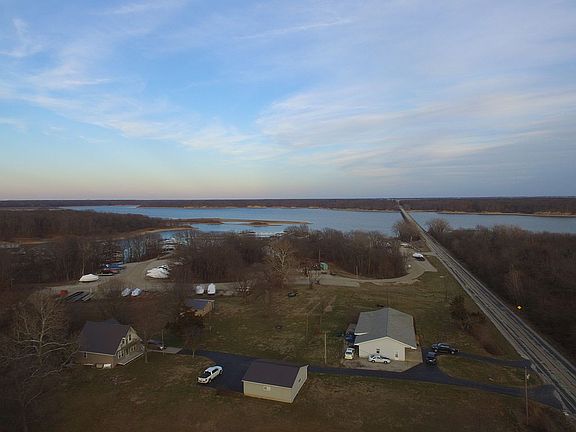 Looking East above the lot