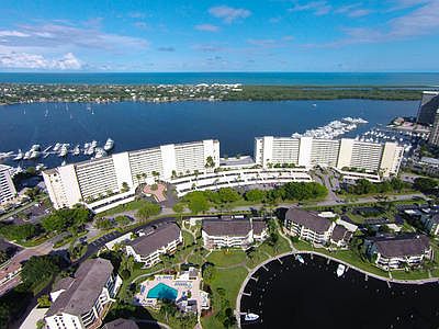 AERIAL VIEW FACING SOUTH