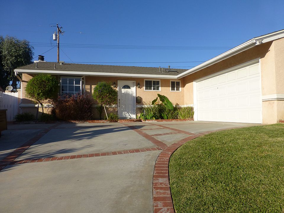 pulling up to the house