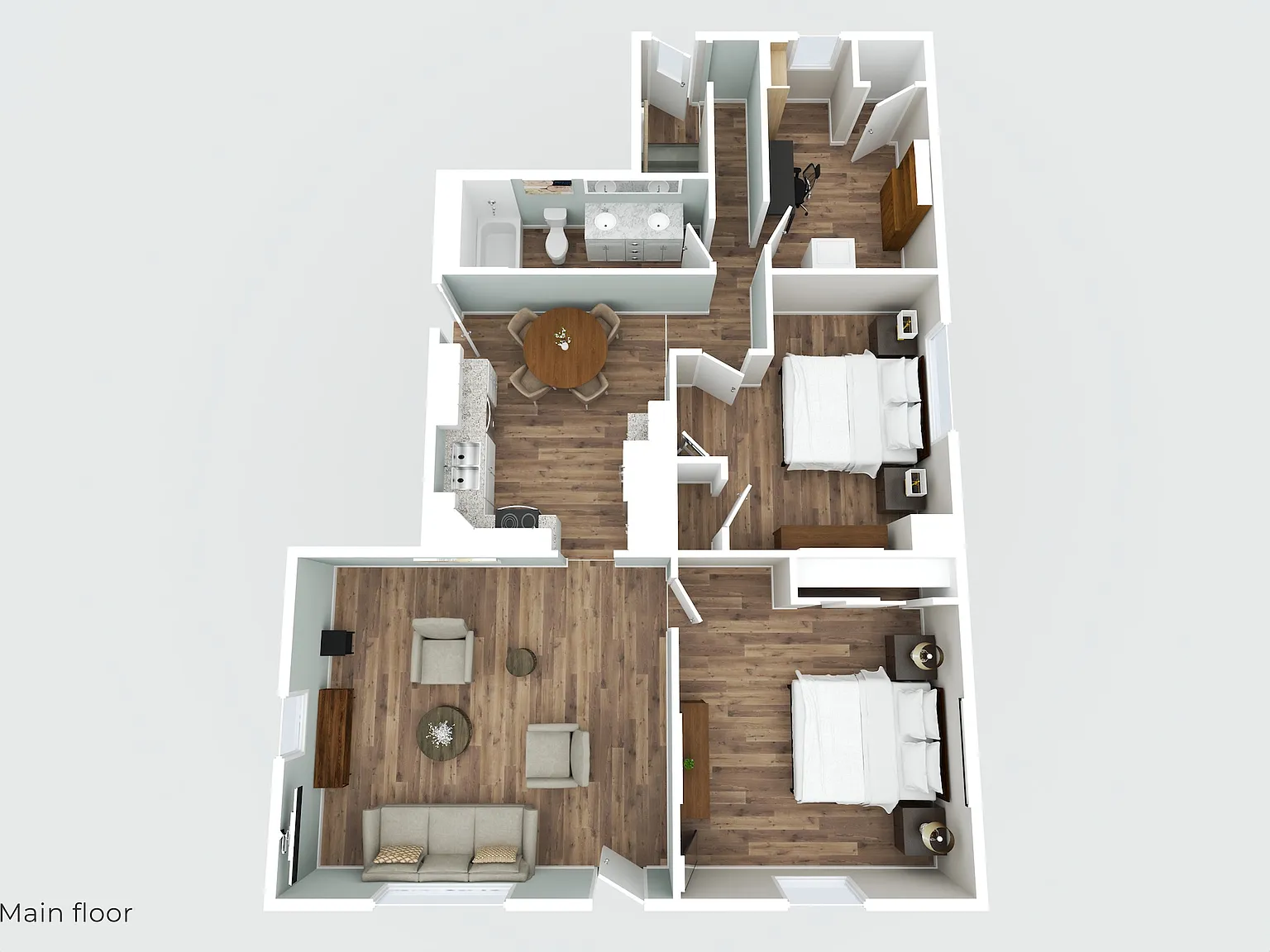 2 bed, 1000 sqft, $4,200 — Photo 4