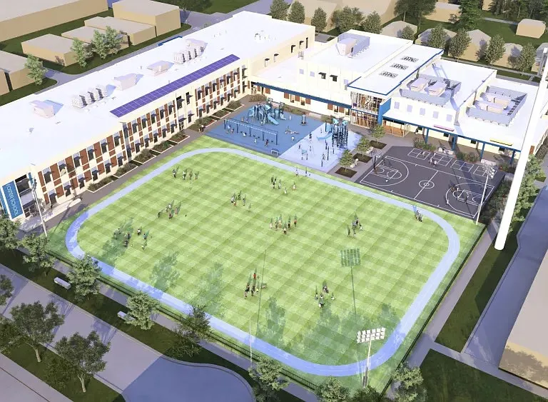 Foster School Top view