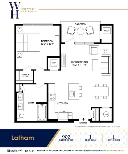 Floor plan Latham