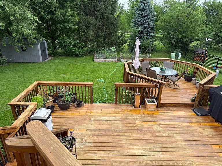 Oversized deck