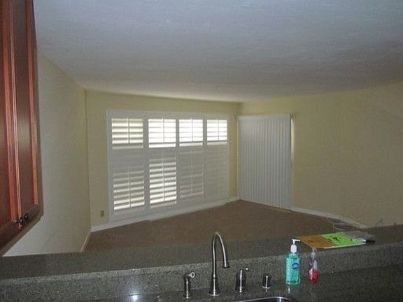 Looking from kitchen to living room.