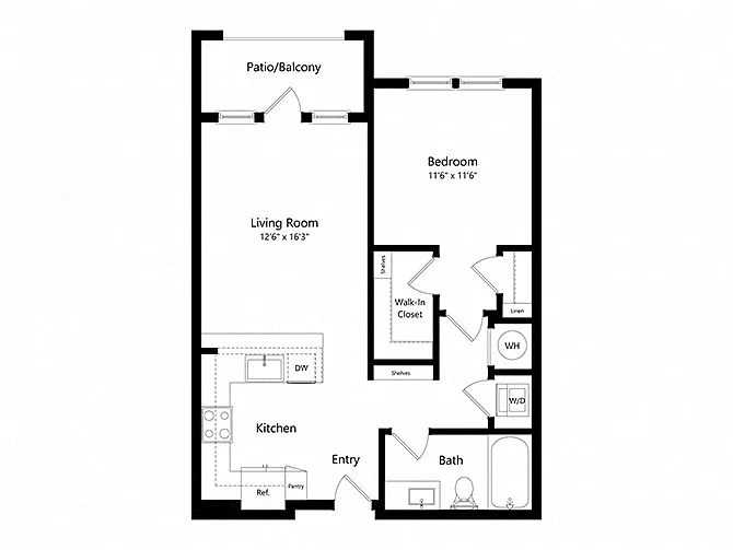 Floor plan A1 AFF