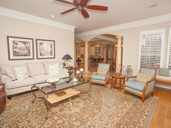 Living room looking back to DR & Kitchen