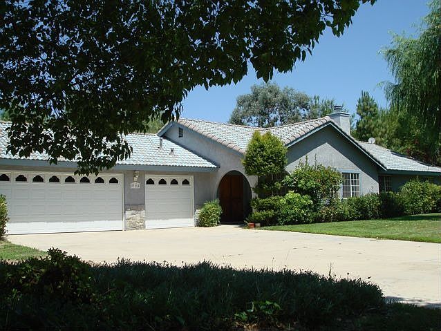 Front of the House with 3-car Garage