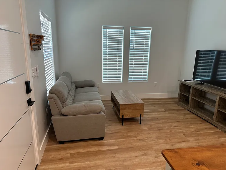 Living room with sofa and tv