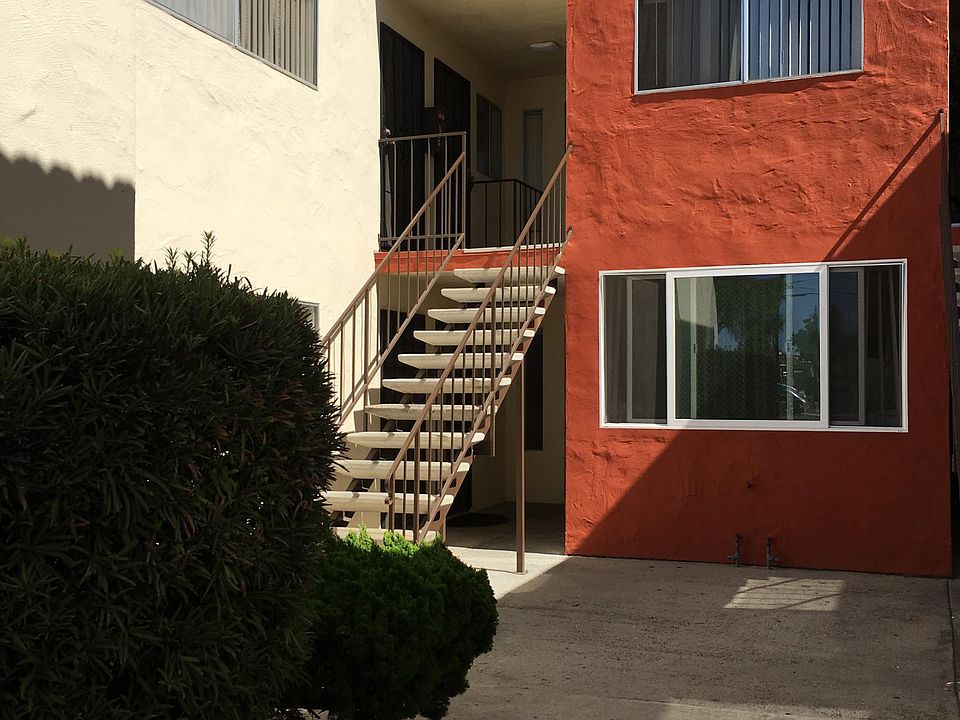 Stairs leading to upstairs apartment