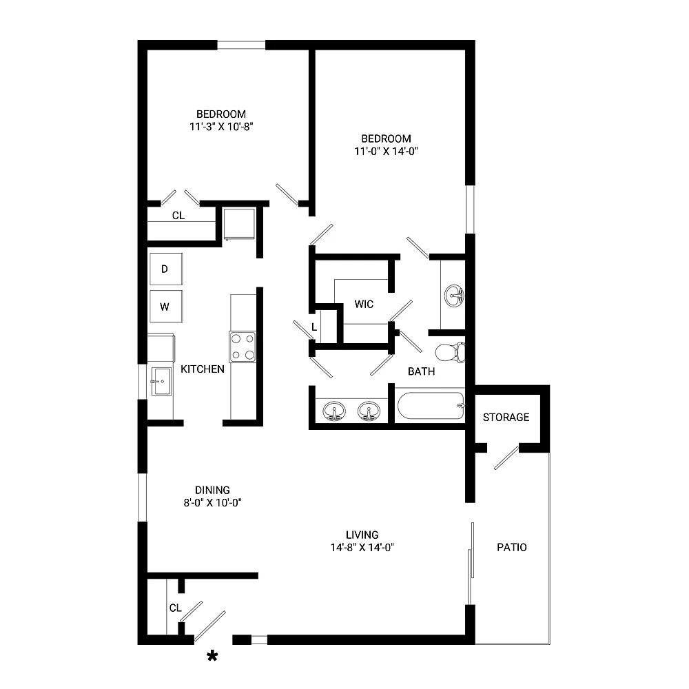Floor plan Devin 1