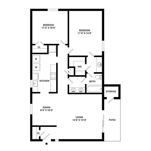 Floor plan Devin 1