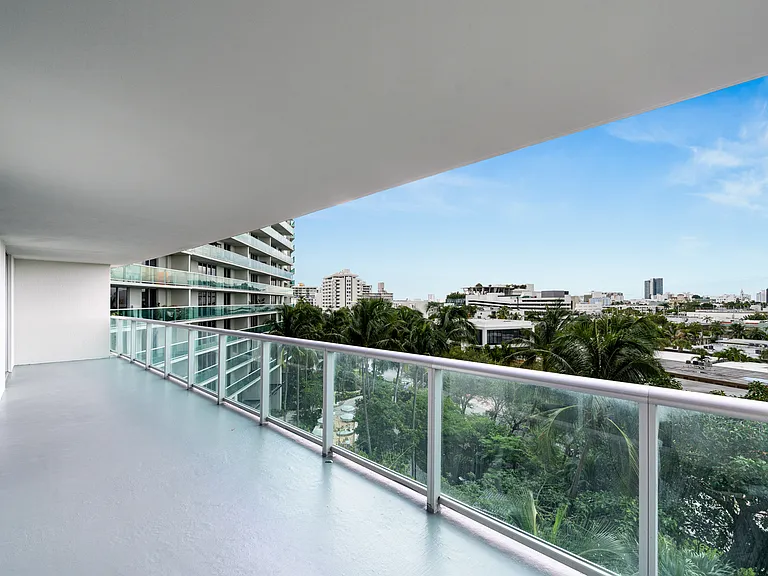 Enjoy views from your spacious balcony